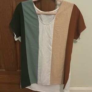 Multi color Blouse size Small